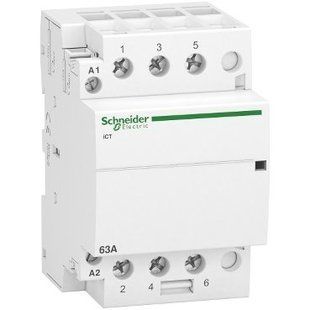 Модульний контактор iCT Schneider-Electric A9C20863 63А 3НО 220/240В для промисловості A9C20863 фото