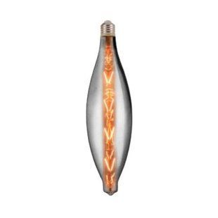 Світлодіодна лампа Horoz Filament ELLIPTIC 8W Е27 Титан ретро LED 2400K 001-054-0008-020 фото