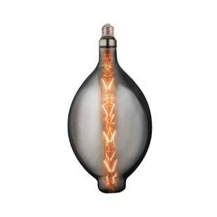 Світлодіодна лампа Horoz Filament ENIGMA 8W Е27 Титан ретро LED 2400K 001-051-0008-020 фото
