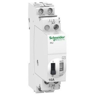 Імпульсне реле Schneider Electric A9C30015 iTLI 16A 1NO+1NC 12AC 6DC для промислового керування A9C30015 фото