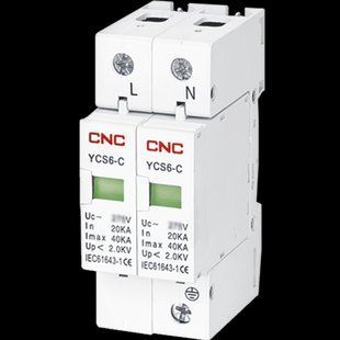 Обмежувач імпульсного перенапруження CNC YCS6-С 2Р 1P+N 385В для захисту від перенапруги Б00032570 фото