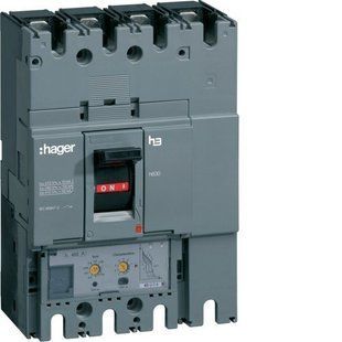 Автоматический выключатель H630 электронный расцепитель LSI 4P4D Icu=50kA при Ue=415В Ir=400-160A HND401H-HAGER фото