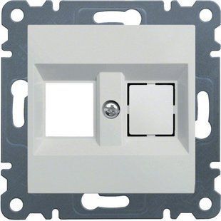 Панель подвійна для RJ12 / RJ45 Lumina, біла, від Hager WL2320-HAGER фото