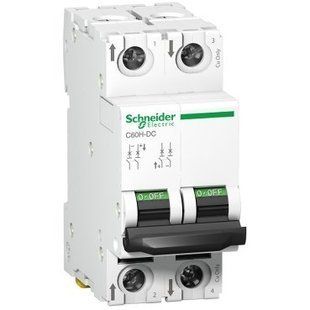 Автоматический выключатель Schneider-Electric A9N61539 Acti9 C60H-DC 500В 63А 2Р DC для промышленности A9N61539 фото