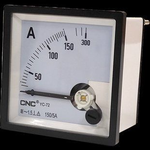 Аналоговый амперметр CNC YC-A72 150/5А 1,5 АС для электрощитовых работ Б00029836 фото