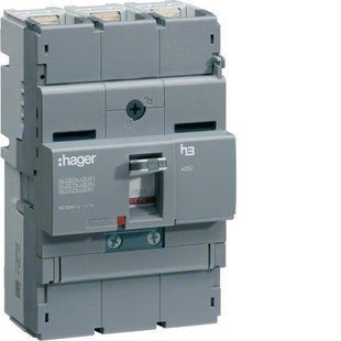 Автоматический выключатель x250 TM Im=13..6In 3P 40kA 125A 440В AC Hager HNB125H-HAGER фото